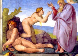 Creation of Eve in Gen_02-22 by Michelangelo