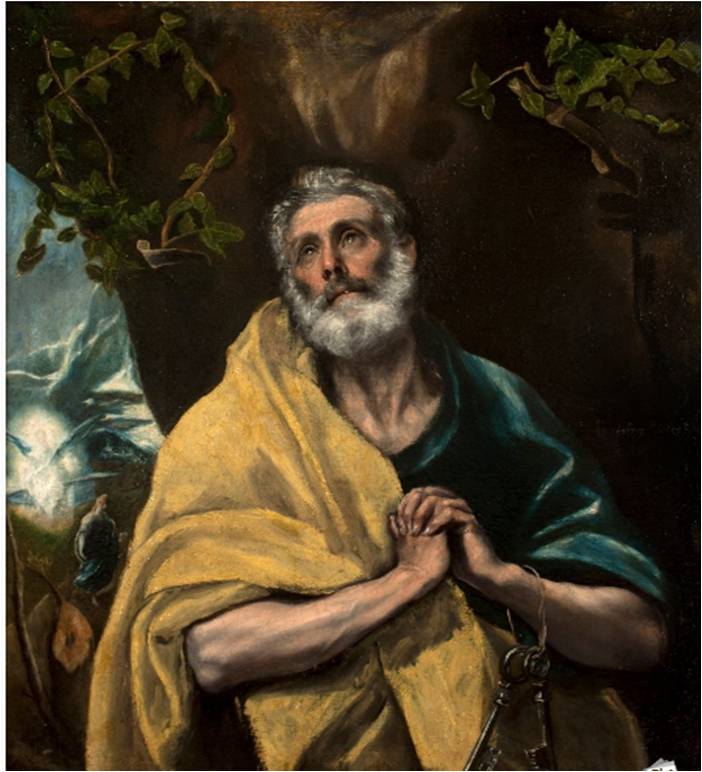 Saint Peter in Penitence by El Greco